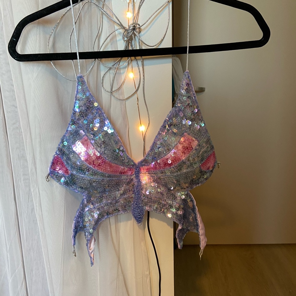 Y2K butterfly top